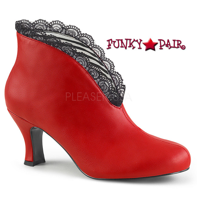 Jenna-105 color Red by Pleaser Pink Label