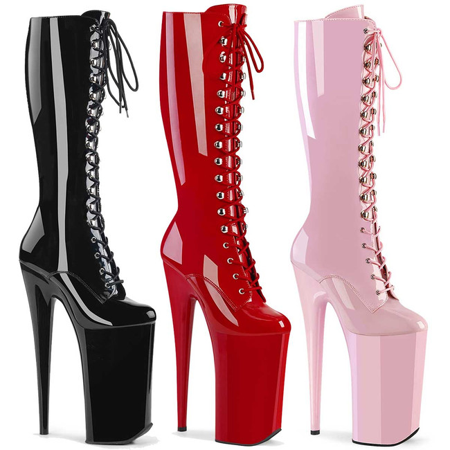 Beyond-2020, 10" Extreme High Heel Knee High Boots by Pleaser Shoes