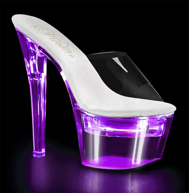 Flashdance-701 , 7 Inch Lite-Up Dancer Shoes by Pleaser