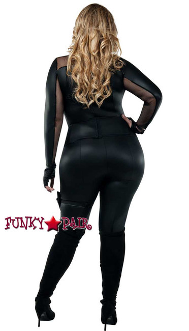 Starline Costume | S8026X, Plus Size Secret Agent Full Back View