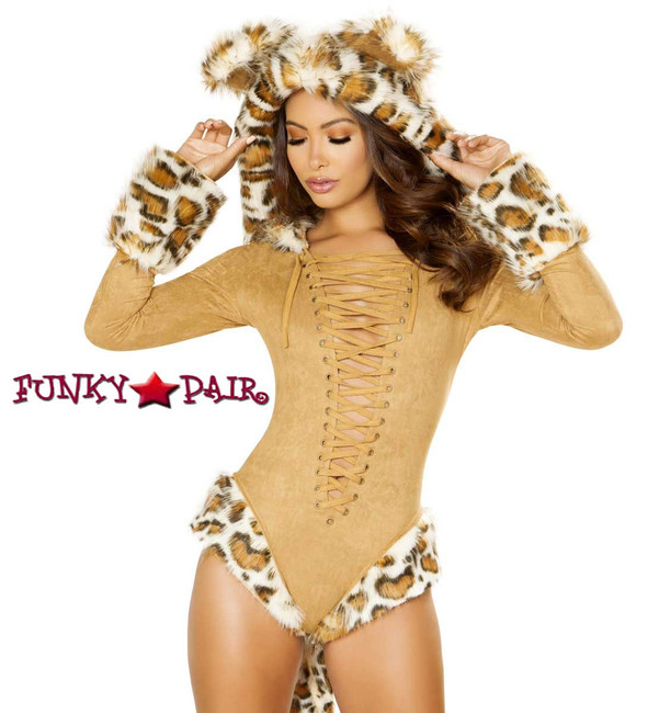 Leopard Romper Costume Roma R-4874,