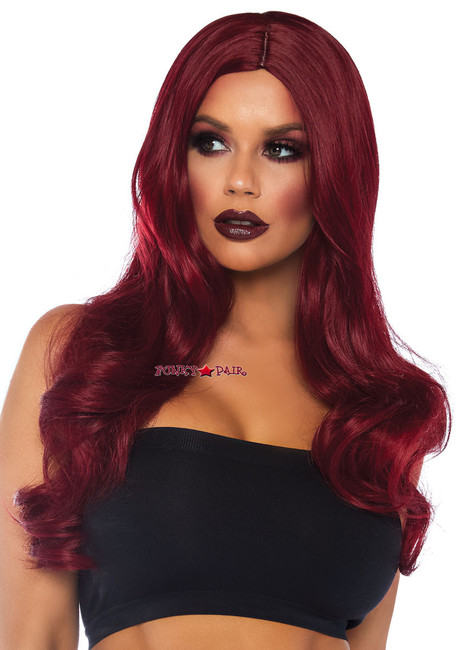 Burgundy Long Wavy Wig | Leg Avenue LA-2829