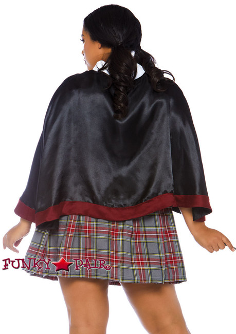 Plus Size Spellbinding School Girl Costume | Leg Avenue LA-86761X back view