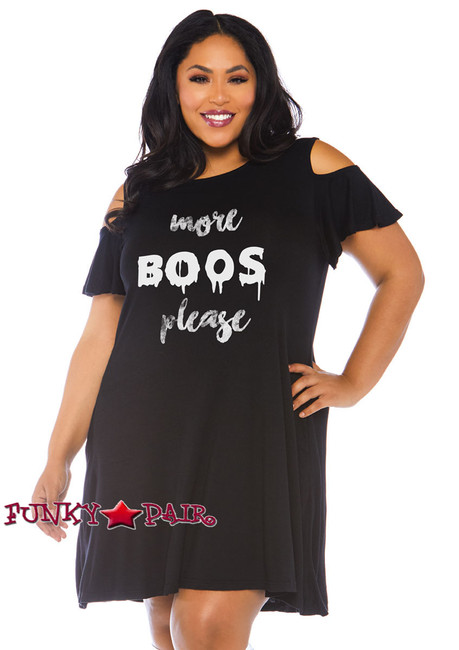 Plus Size Boos Jersey Costume| Leg Avenue LA-86768X