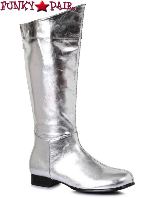 Men Superhero Silver Boots | Ellie Shoes 121-Rex