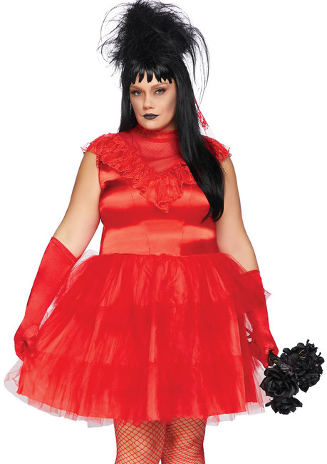 Leg Avenue LA-86730X, Plus Size Beetle Bride Costume Front View