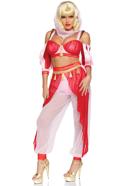 LA-86859, Women's Dreamy Genie Costume by Leg Avenue Front View