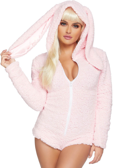 Leg Avenue LA-86824, Women's Cuddle Bunny Costume Front View