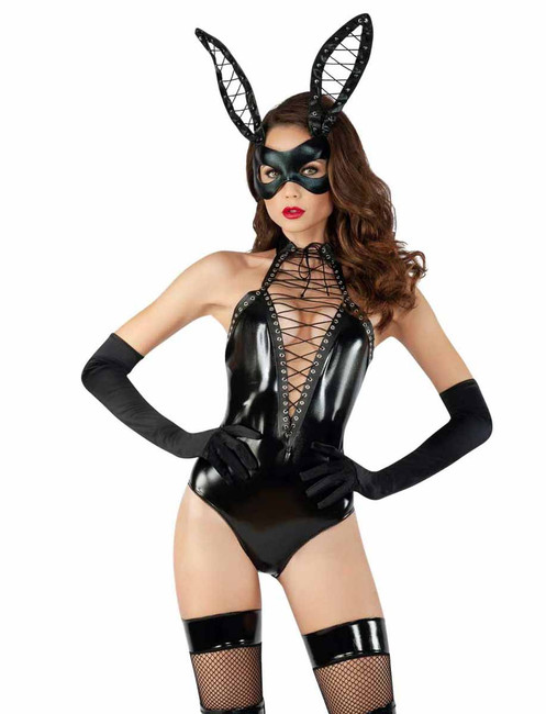 S2022,  Sexy Masked Bunny Adult Costume by Starline