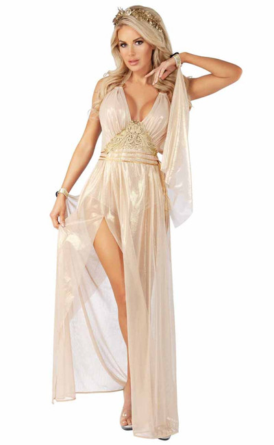 S2067, Guilded Goddess Adult Costume by Starline
