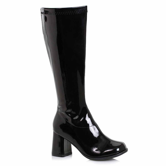 Black Gogo Boot Wide Calf