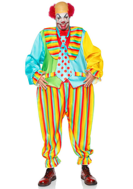 LA86941, Circus Clown Men"s Costume by Leg Avenue