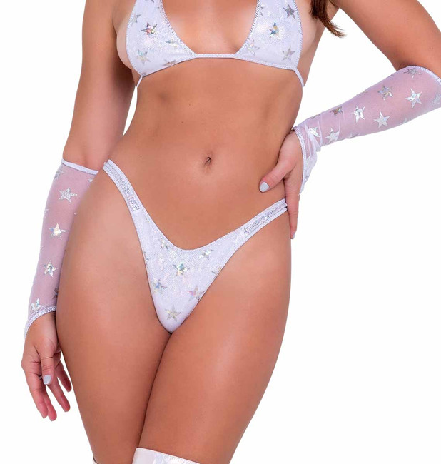 R-6081 - White Stars Raver Bottom by Roma