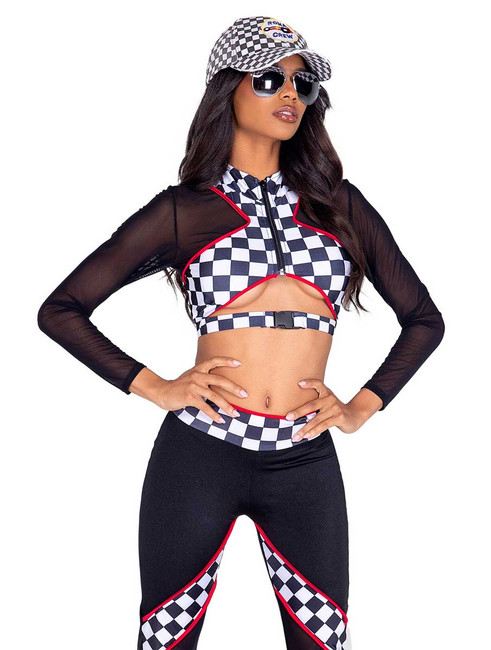 R-5021, Sexy Race Car Driver Costume By Roma