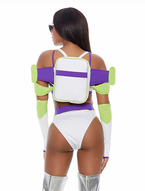 Forplay FP-559607, To Infinity Sexy Astronaut Movie Character Costume Back View