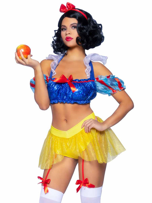 LA87109, Bad Apple Snow White Costume By Leg Avenue