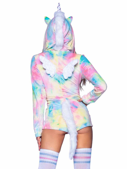 Comfy Unicorn Romper By Leg Avenue LA87101 Back View