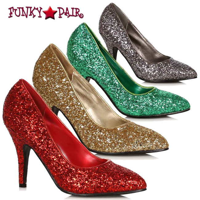 Ellie Shoes | 411-Shimmer, Glitter Pump