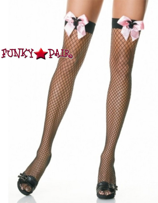 Leg Avenue 9044 Bow and Plush bat Net Stockings