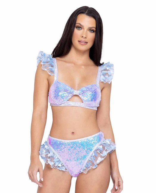 Roma R-6243 - Butterfly Sequin Shorts