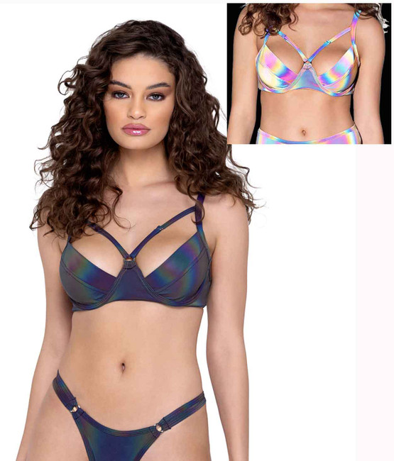 R-6249 - Reflective Bra with Underwire By Roma