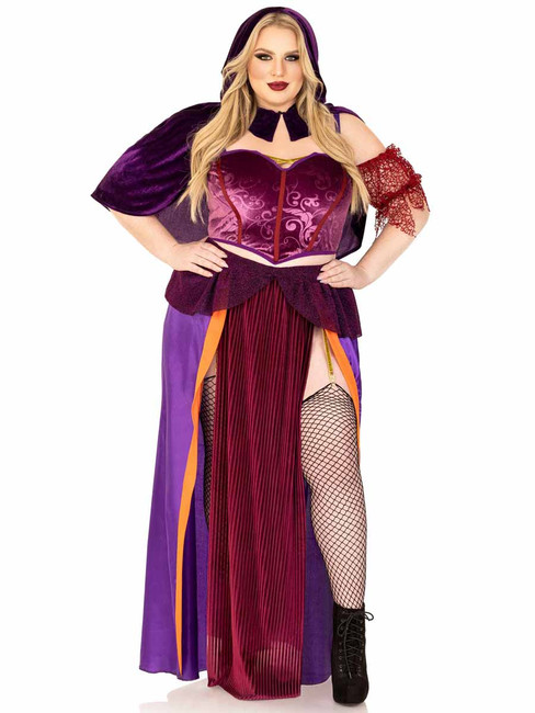 Leg Avenue LA87176X, Plus Size Black Magic Babe