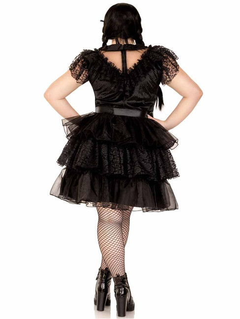 Leg Avenue LA87198X, Plus Size Raving Rebel Back View