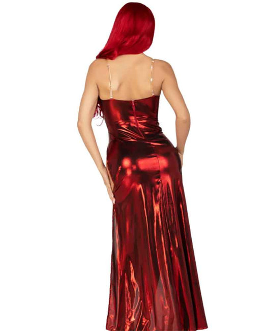 LA87157, Red Starlet Costume Dress Back View