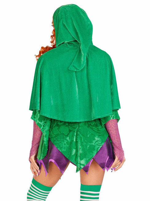 LA87177, Crafty Spellcaster Costume Back View By Leg Avenue
