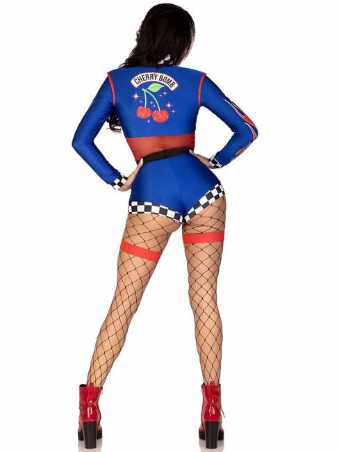 Leg Avenue LA87172, Cherry Bomb Racer Costume Back View