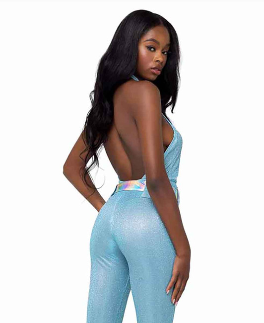 R-6206, Groovy Disco Babe Costume Back View