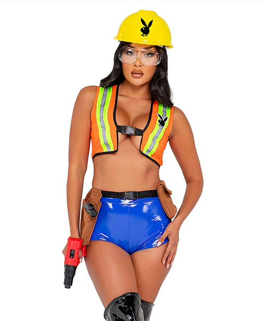 PB143, Playboy Construction Cutie Costume