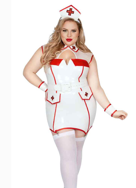 S2321X, Plus Size Not So Classic Nurse Costume By Starline