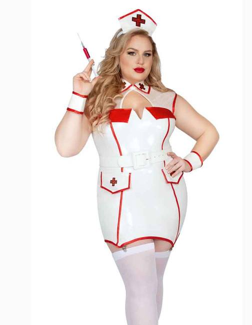 Starline S2321X, Plus Size Not So Classic Nurse Costume Front View