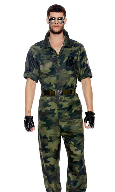 FP-553214, Combat Ready Men's Soldier Costume By ForPlay