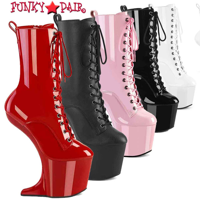 Heelless Pleaser Ankle Boot Craze-1040