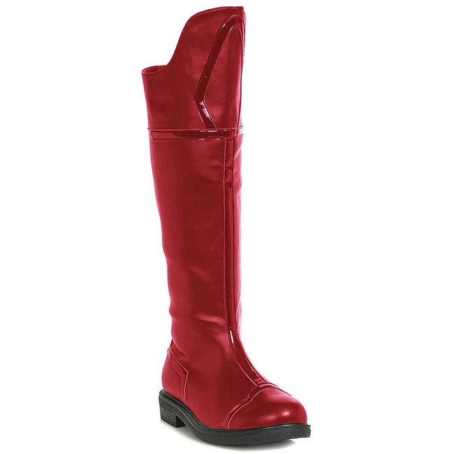 125-TITAN, 1.5" Men's Red Superhero Knee High Boot