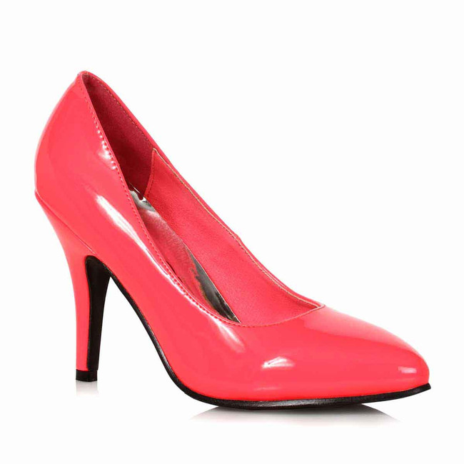 411-RAD, 4" 80's Neon Pink Pump