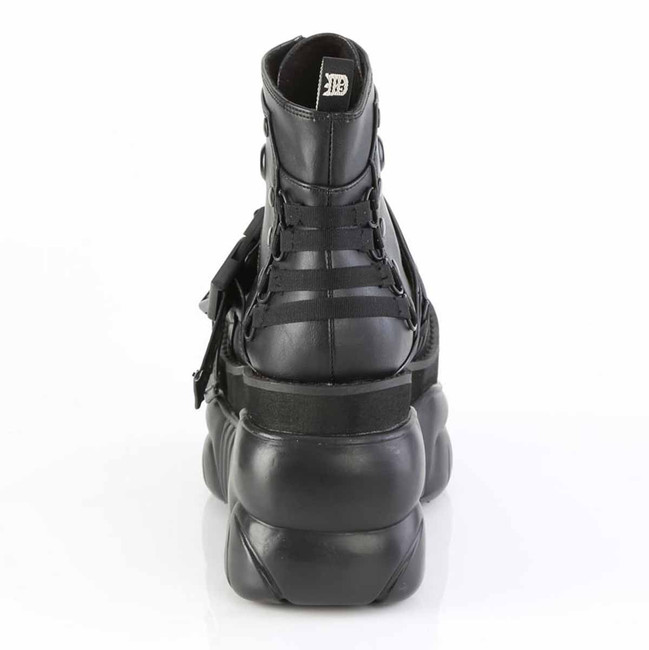 BOXER-60, Men's Platform Ankle Boots Back View