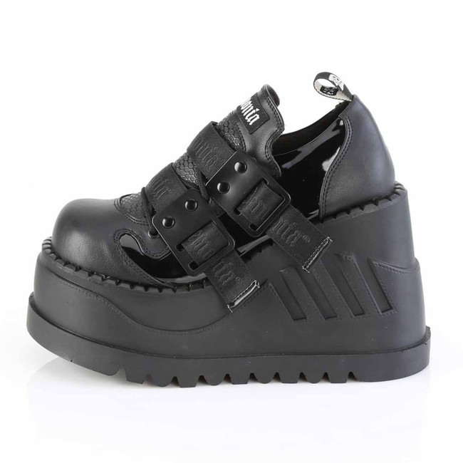 STOMP-28, 4.75 Inch Platform Lace-up Shoes Side View