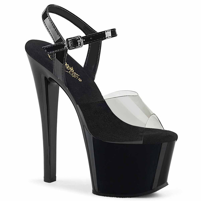 SKY-308-1, 7 Inch Ankle Strap Sandal By Pleaser