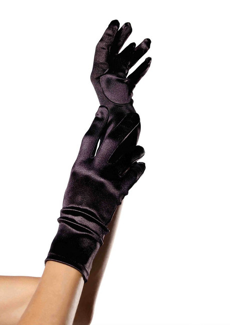 2B, Satin Wrist Length Gloves