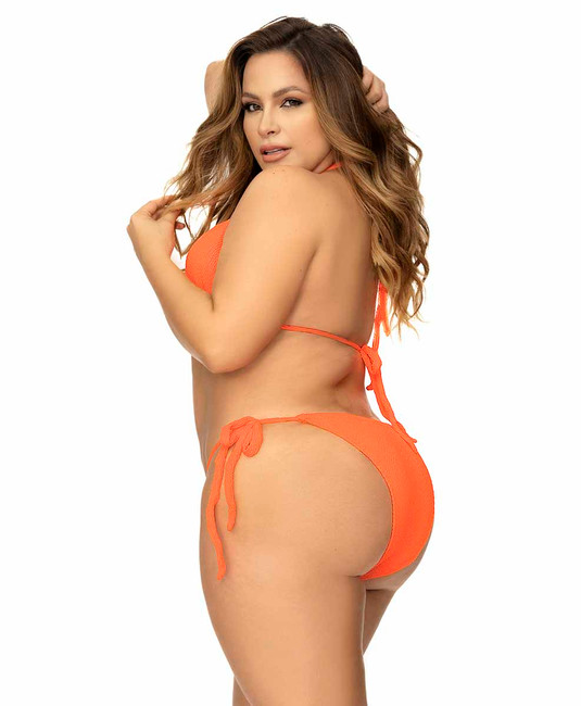 MA67060X, Plus Size Multi Top Bikini Set Back View