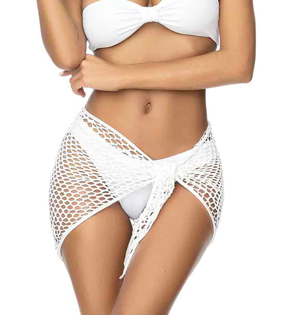 MA77009, Fishnet Cover Up Skirt by Mapale