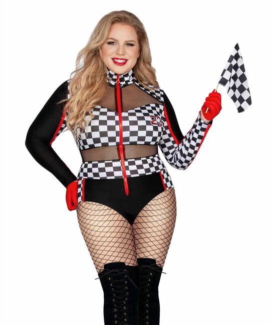 S6097RX, Racy Romper Plus Size Costume By Starline