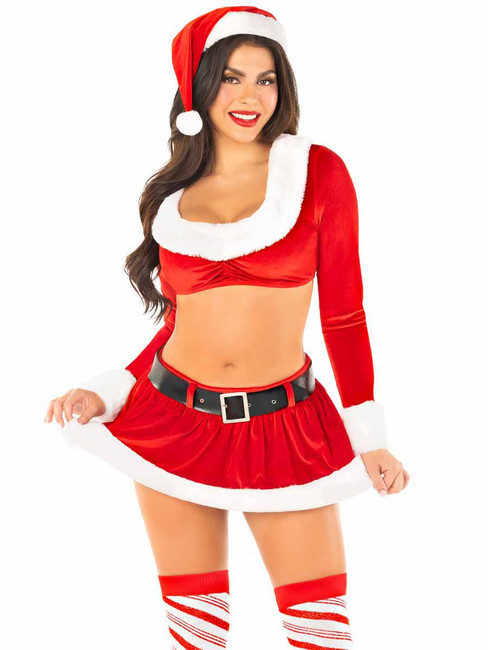 LA87141, HoHo Hottie Santa Costume By Leg Avenue