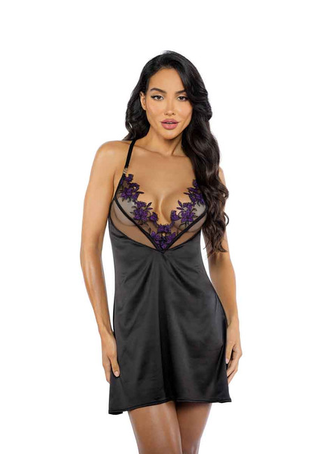 R-LI721, Flower Accent Chemise By Roma
