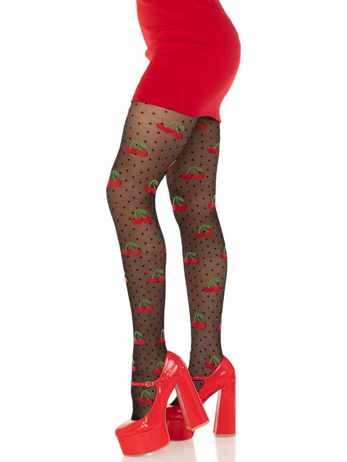 LA7701, Cherry Tights Side View