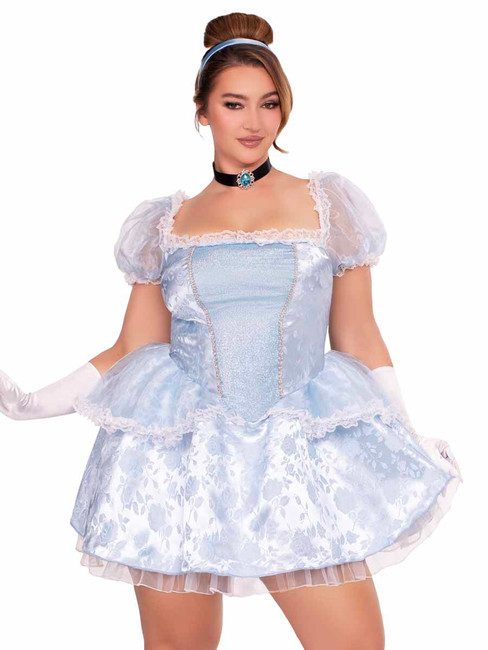 LA87287X, Plus Size Ballroom Babe Costume By Leg Avenue