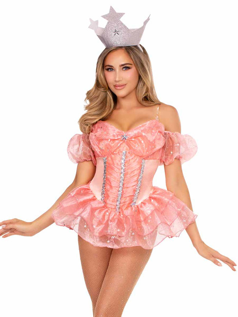 LA87275, Enchanting Good Witch Costume By Leg Avenue